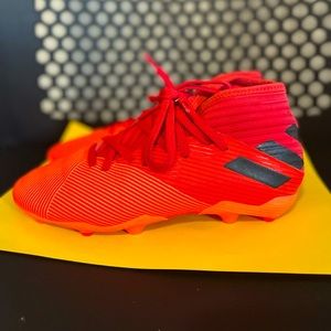 Boys Adidas nemesis cleats size 3y